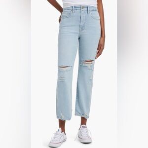 Good American Good Boy Distressed Jeans